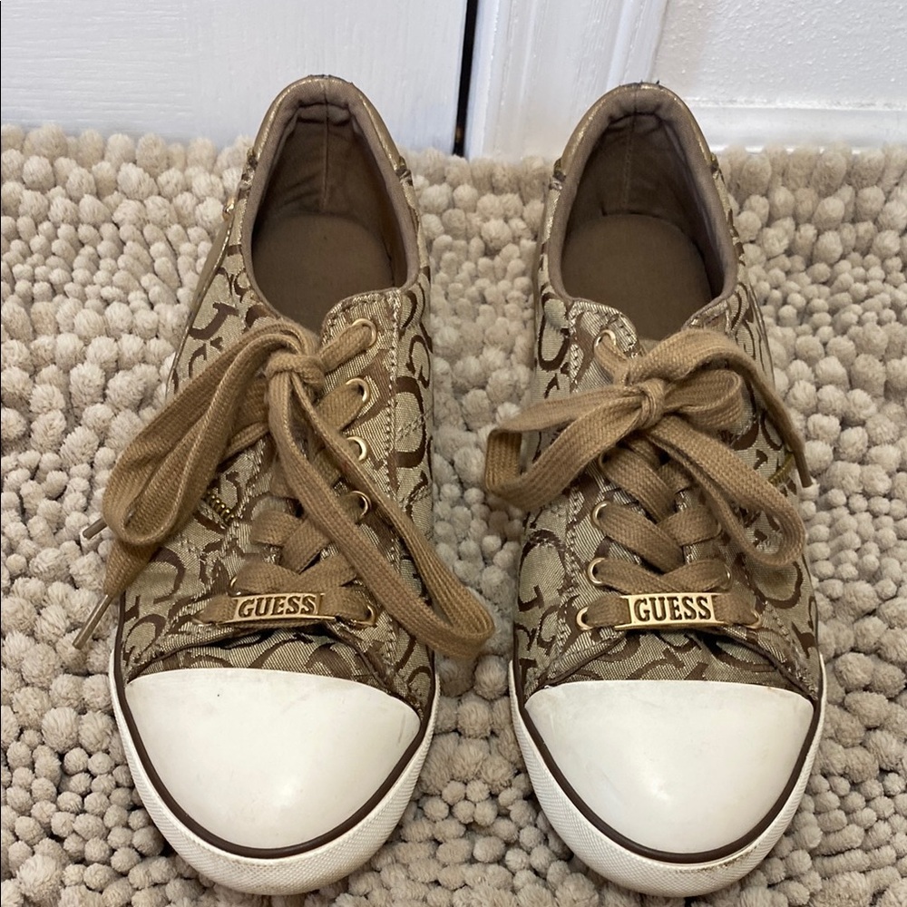 GUESS Women's Tan Sneakers